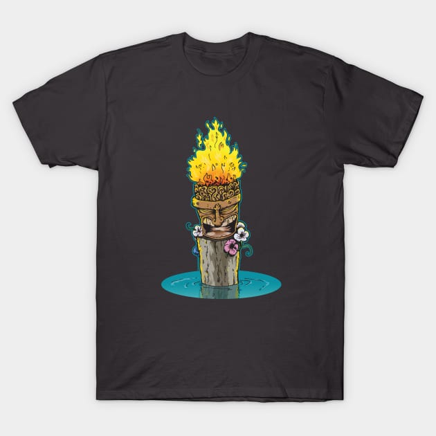 LAKE TIKI T-Shirt by zerostreet